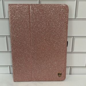 Genuine iPad Rose Gold Purple Glitter Blink Case book cover IPad Air mini / 9.7"